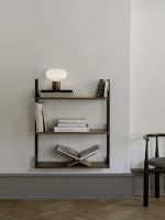 Billede af New Works Wall Shelf 900 90x83,5 cm - Walnut/Black