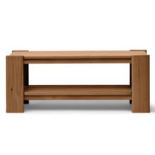 Billede af Form & Refine Beam Bench L: 112 cm - Fyrretræ/Deep Brown