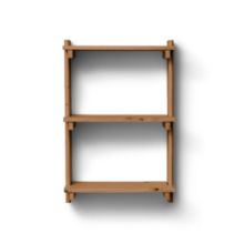 Billede af Form & Refine Beam Væg Hylde m. 3 Hylder B: 60 cm - Fyrretræ/Deep Brown