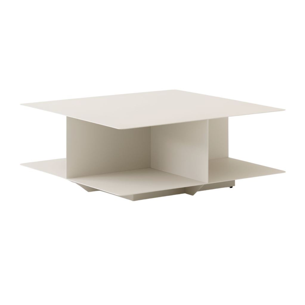 Billede af &Tradition Develius Sofabord EV3 89x89 cm - Stål/Ivory