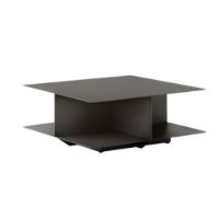 Billede af &Tradition Develius Sofabord EV3 89x89 cm - Stål/Stone Grey