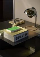 Billede af &Tradition Develius Sofabord EV3 89x89 cm - Stål/Stone Grey