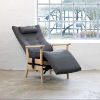 Billede af Farstrup 5040 Multiplus Lænestol QS Medley 60004 - Bøg Lys Lak/Mørkegrå