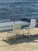 Billede af HAY Palissade Table 90x220 cm - Hot Galvanised Steel