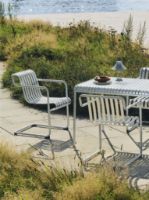 Billede af HAY Palissade Table 90x220 cm - Hot Galvanised Steel