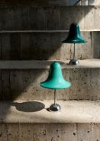 Billede af Verpan Pantop Portable Lamp Ø: 18 cm - Metal/Light Teal