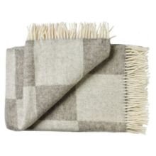 Billede af Silkeborg Uldspinderi Ærø Plaid 140x240 cm - Soft Nordic Grey