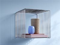 Billede af Montana Panton Wire Single 34,8x34,8x25,7 cm - 43 Chrome