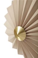 Billede af Hübsch Væglampe Ø:48cm - Tekstil/Metal/Sand 