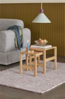 Billede af Hübsch Puzzle Firkantet Sidebord 40x40 cm - Blå/Grøn/Bordeaux