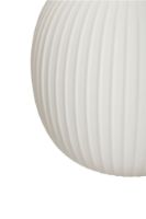 Billede af Hübsch Serene Pendel med Pære Ø: 42 cm - Glas/Hvid/Messing