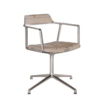 Billede af Vipp 452 Swivel Stol m. Gliders - Aluminium/Guesthouse Edition Montafon Haus Austria
