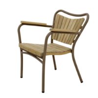 Billede af Mandalay Marguerit Børnestol H: 47 cm - Teak/Mocca