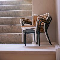 Billede af Mandalay Marguerit Børnestol H: 47 cm - Teak/Mocca