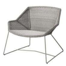 Billede af Cane-line Outdoor Breeze Loungestol  H: 73 cm - Taupe