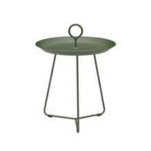Billede af HOUE Eyelet Tray Table Ø: 45 cm - Aluminium/Olive Green
