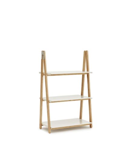 Normann Copenhagen One Step Up Bookcase Low - White H 126 x L78 x D 45