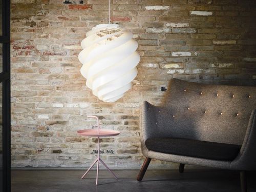 Le Klint 1312L Swirl 2 Pendel Large Ø: 55 cm - Hvid