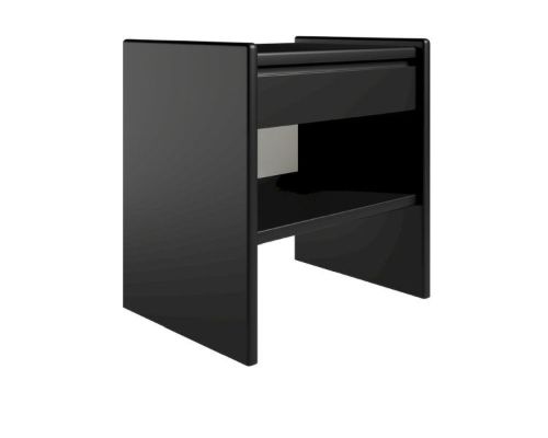 Kaagaard 110 Sengebord 50x50x37 cm - Sortmalet