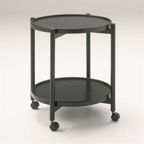 Thomsen Furniture 5056 James Rullebord, 50x58 cm -  Eg sort