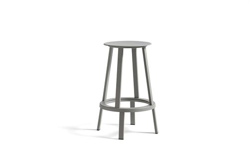 HAY Revolver Bar Stool Low H:65 cm - Grey