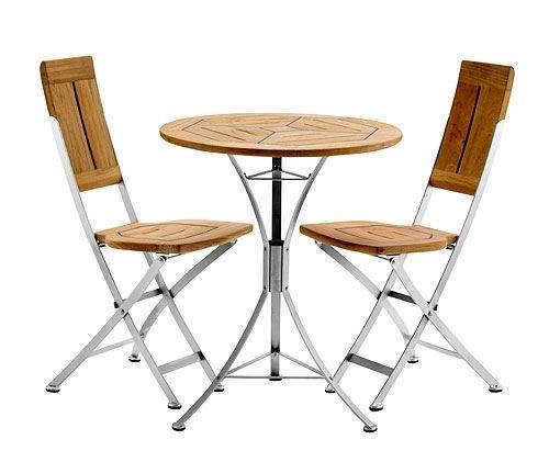 Kircodan Cappuccino Havebord Ø: 60 cm - Teak