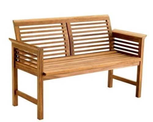 Kircodan Espresso Bænk 2 Pers L: 136 cm - Teak 