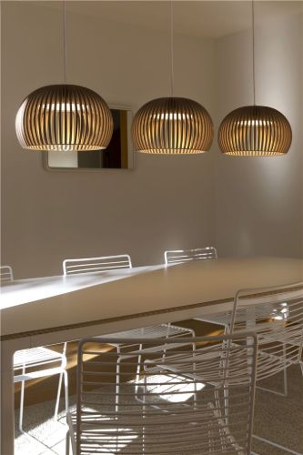 Secto Design Atto 5000 Ø: 34 cm - Valnød