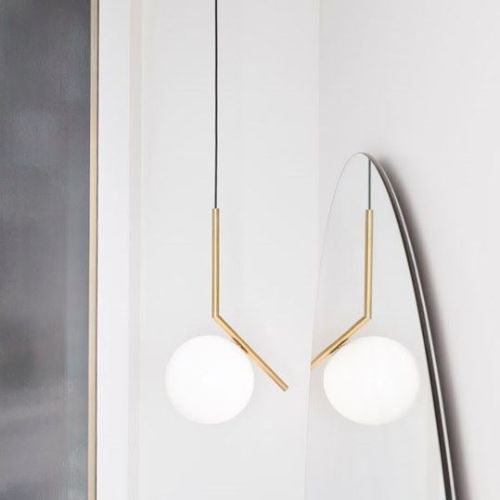 FLOS IC Lights Pendel S1 Ø: 20 cm - Chrome