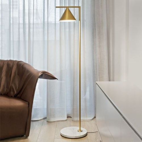 FLOS Captain Flint Gulvlampe H: 153,7 cm - Brass/Marble