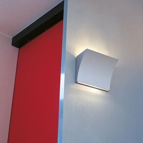 FLOS Pochette Væglampe UP/DOWN 14,5x19,7 cm - Chrome