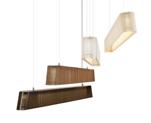 Secto Design Owalo Pendel 7000 L: 100 cm - Black