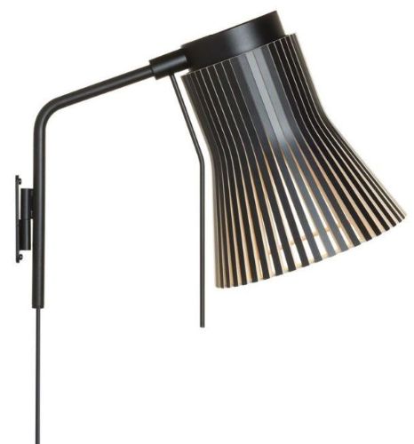 Secto Design Petite 4630 Væglampe H: 31 cm - Sort