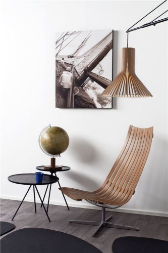 Secto Design Puncto 4203 Pendel Ø: 45 cm - Valnød