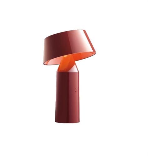 Lampefeber Bicoca Trådløs Bordlampe H: 22,5 cm - Vinrød