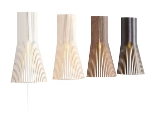 Secto Design 4231 Small Væglampe H: 45 cm - Sort 