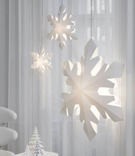 Le Klint Snowflake Small Ø: 37 cm - Hvid 