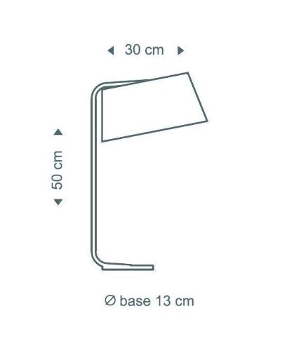 Secto Design Owalo 7020 Bordlampe H: 50 cm - Hvid