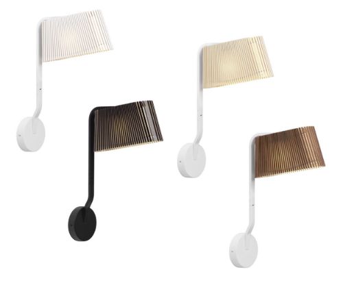 Secto Design Owalo 7030 Væglampe H: 47 cm - Birk
