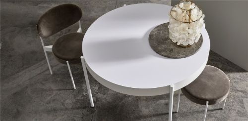 Verpan Series 430 Bord Ø: 120 cm - Hvid 