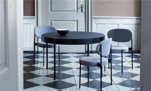 Verpan Series 430 Bord Ø: 160 cm - Sort 