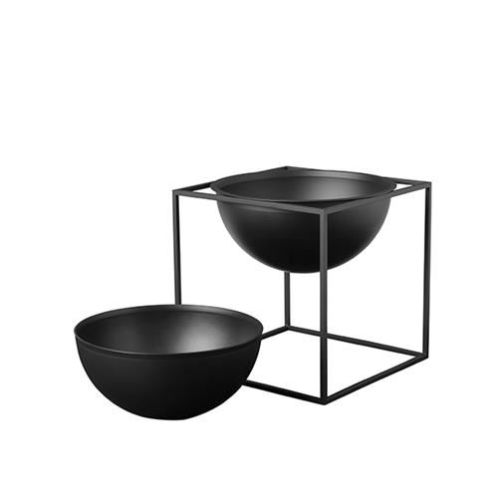Audo Copenhagen Kubus Bowl Indsats Large - Sort 