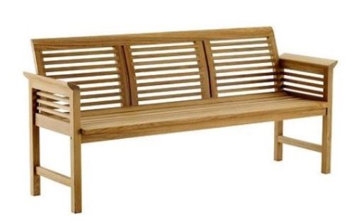 Kircodan Espresso Bænk 3 Pers. L: 180 cm - Teak 