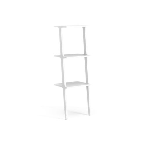 Swedese Libri Reol 3 Hylder H: 114 cm - Hvidlakeret Ask