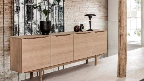 Skovby SM306 Skænk 79 x 194 cm - Naturolieret Eg