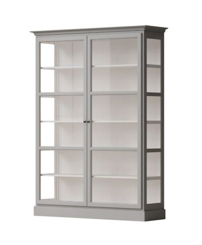 Lindebjerg Design Classic V2 Vitrineskab 150x210 cm - Grey