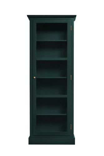 Lindebjerg Design Color N1 Vitrineskab Højrehængt Dør 70x210 cm - Green