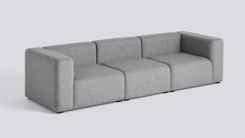 HAY Mags 3 Seater Combination 1 L: 268,5 cm - Steelcut Trio 153/Black Stained Beech