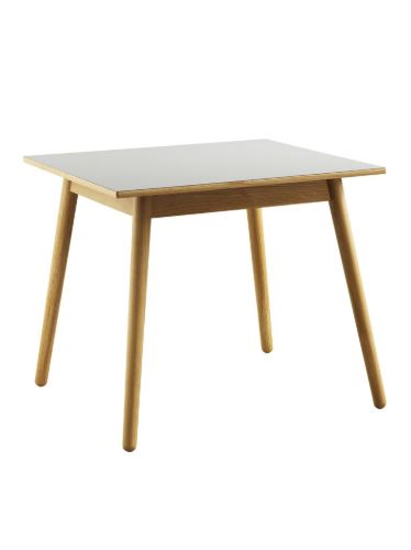 FDB Møbler Spisebord Poul M. Volther C35A  82x82 cm - Eg/Mushroom