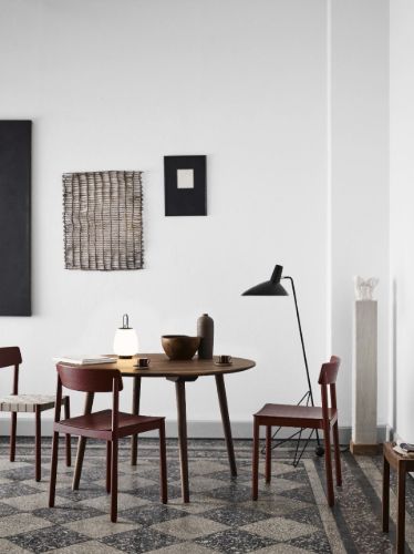 &Tradition SK4 In Between Dining Table Ø: 120 cm - Smoked Oiled Oak
